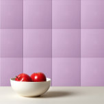 Solid color soft orchid pastel purple lilac ceramic tile<br><div class="desc">Solid color soft orchid pastel purple lilac design.</div>