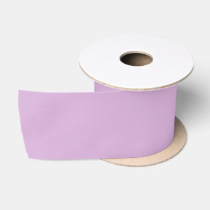 Solid color soft orchid pastel purple lilac satin ribbon