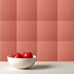 Solid color terracotta brown ceramic tile<br><div class="desc">Solid color terracotta brown design.</div>