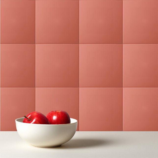 Solid color terracotta brown ceramic tile (Creator Uploaded)