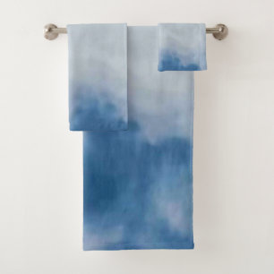 Solid Colour American Bath Towel Set