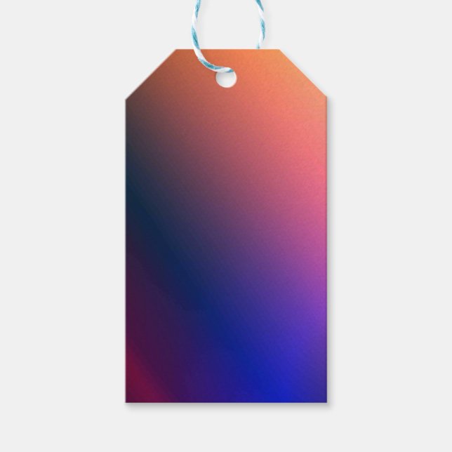 Solid Colour American Gift Tags (Front)