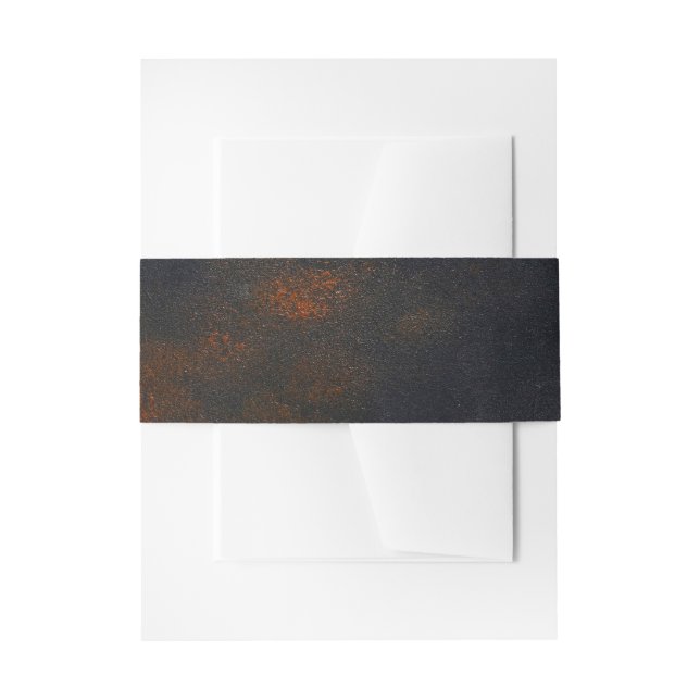 Solid Colour American Invitation Belly Band (Front Example)
