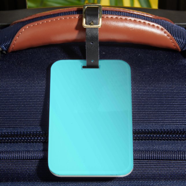 Solid Colour American Luggage Tag (Front Insitu 2)