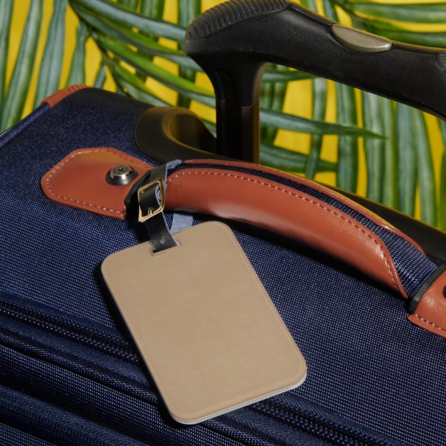 Solid Colour American Luggage Tag (Front Insitu 1)