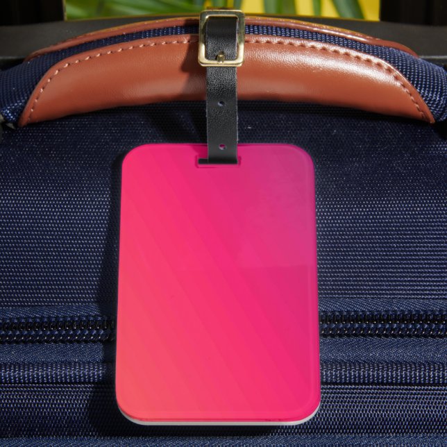 Solid Colour American Luggage Tag (Front Insitu 2)