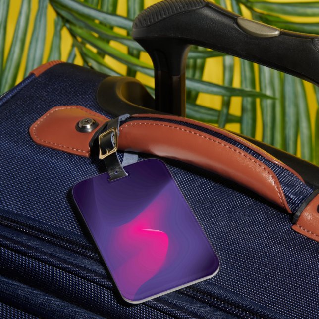 Solid Colour American Luggage Tag (Front Insitu 1)