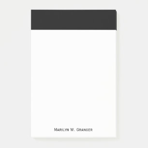 Solid Colour: Black Post-it Notes