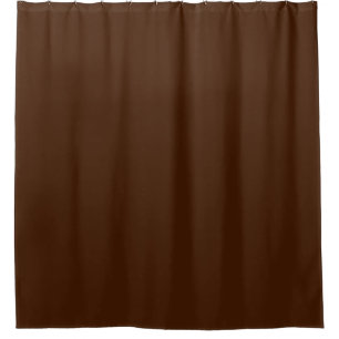 solid colour brown shower curtain