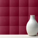 Solid colour burgundy maroon ceramic tile<br><div class="desc">Solid colour burgundy maroon design.</div>