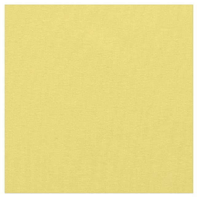 Solid Colour Buttercup Yellow Fabric (Close Up)