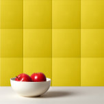 Solid colour canary yellow ceramic tile<br><div class="desc">Solid colour canary yellow design.</div>