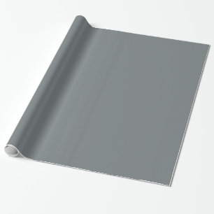 Solid Colour: Charcoal Grey Wrapping Paper