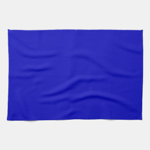 Solid Colour Cobalt Blue Tea Towel