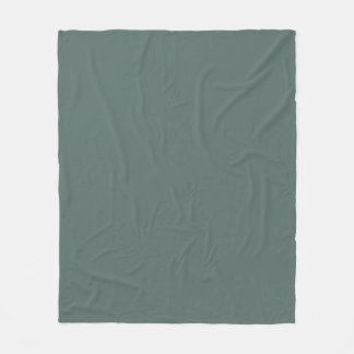 Solid Colour Cool Neutral Green Undertone 2026 COT Fleece Blanket