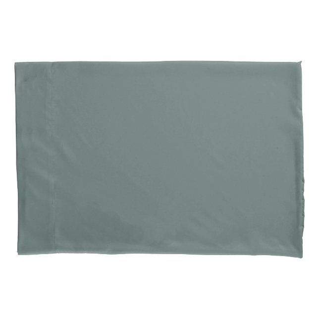 Solid Colour Cool Neutral Green Undertone 2026 COT Pillowcase (Front)
