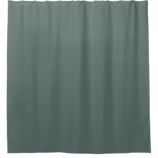 Solid Colour Cool Neutral Green Undertone 2026 COT Shower Curtain