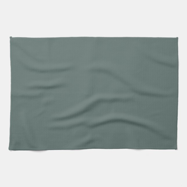 Solid Colour Cool Neutral Green Undertone 2026 COT Tea Towel (Horizontal)