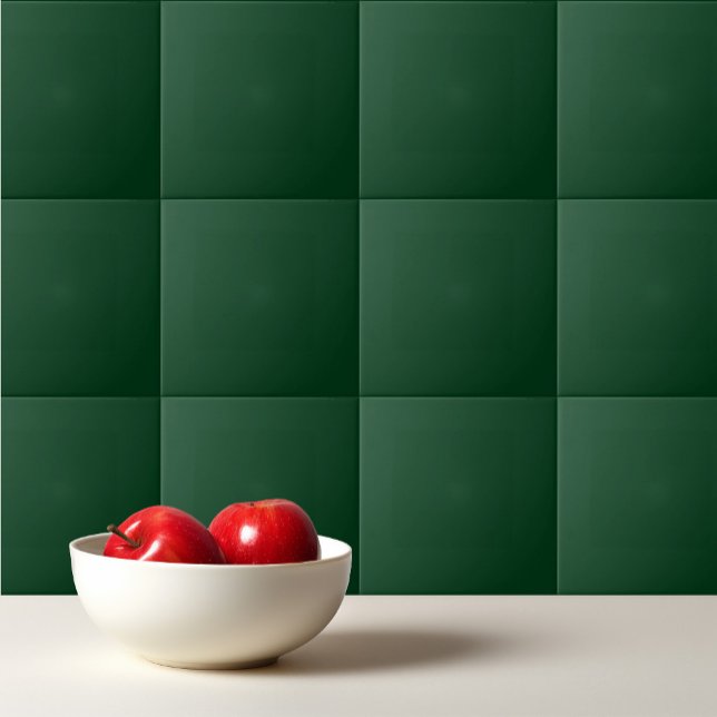 Solid colour dark green ceramic tile (Creator Uploaded)