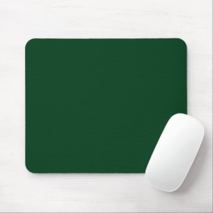 Solid colour dark green mouse pad