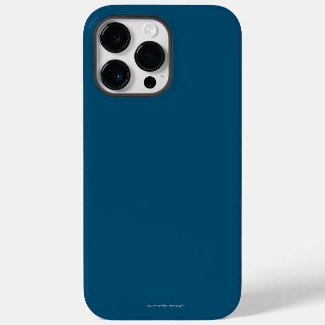 Solid Colour Electronic Case Olympian Effort Desig (Back)