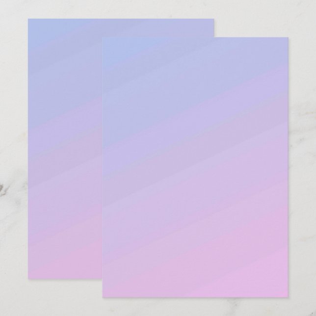 Solid Colour Flat Invitations Announcements Card (Front/Back)