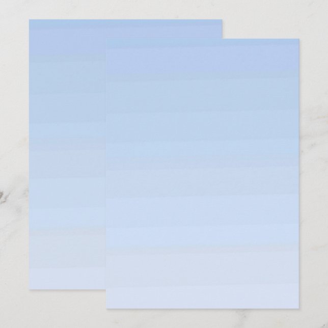 Solid Colour Flat Invitations Announcements Card (Front/Back)