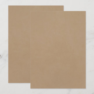 Solid Colour Flat Invitations Announcements Card