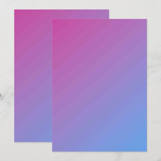 Solid Colour Flat Invitations Announcements Card (Front/Back)