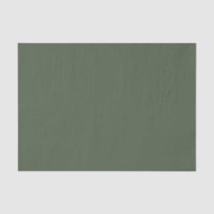 Solid colour Forest Moss dark green Tissue Paper