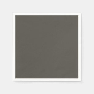 Solid colour Forest Shadow green grey Napkin