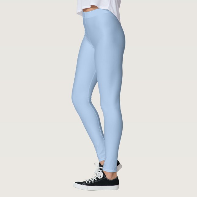 Solid Colour French Blue Leggings (Left)