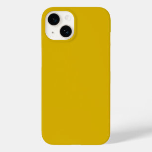 Solid colour goldenrod plain mustard yellow Case-Mate iPhone 14 case