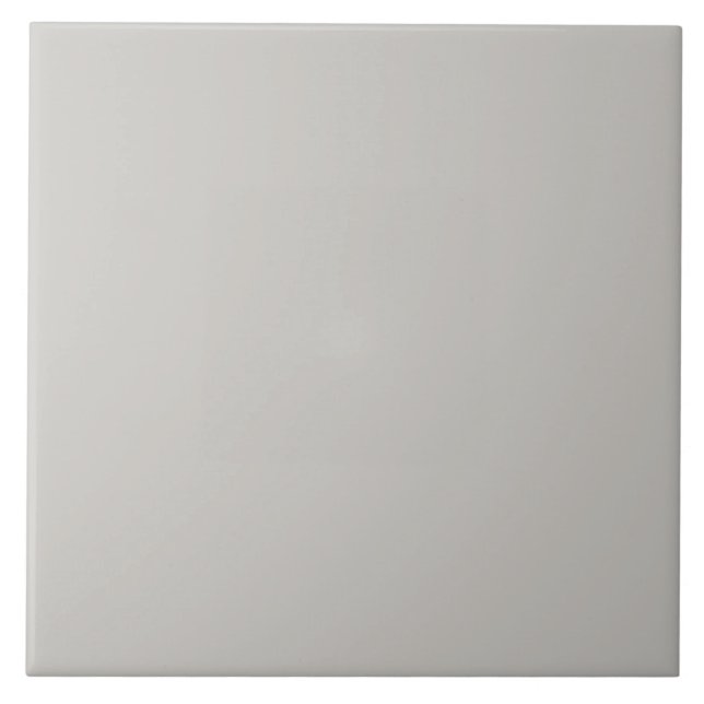 Solid Colour Grey Gentle Rain CBCAC5 Ceramic Tile (Front)