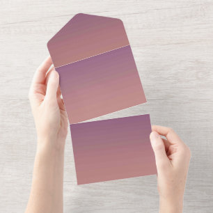 Solid Colour Invitations Announcements Card