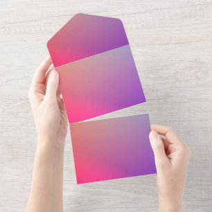 Solid Colour Invitations Announcements Card