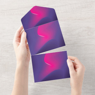 Solid Colour Invitations Announcements Card