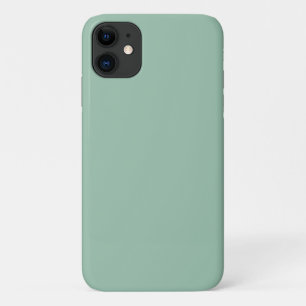 Solid Colour iPhone, Plus and Pro - Jade Green Cas iPhone 11 Case