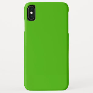 Solid colour kelly green iPhone XS max case