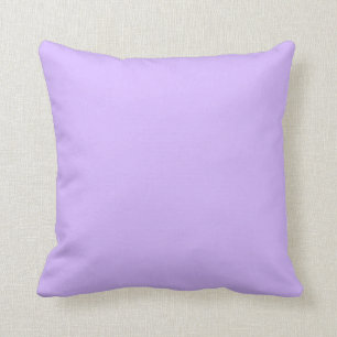 Solid colour lavender purple cushion