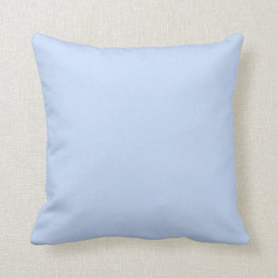 Solid colour light baby blue cushion