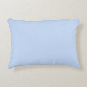 Solid colour light baby blue decorative cushion