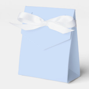 Solid colour light baby blue favour box