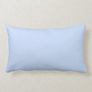 Solid colour light baby blue lumbar cushion