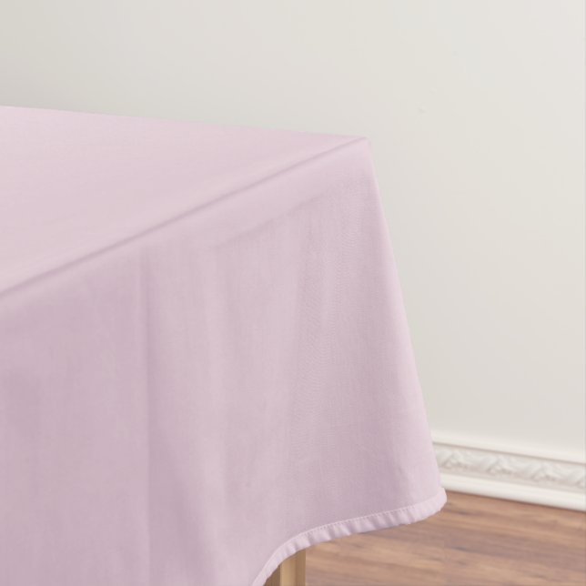 Solid colour light pale pink tablecloth (In Situ)