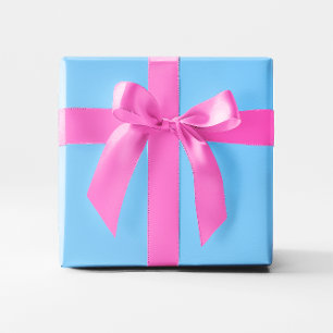 Solid Colour Light Sky Blue Wrapping Paper