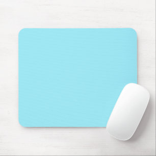 Solid colour light soft aqua blue mouse pad