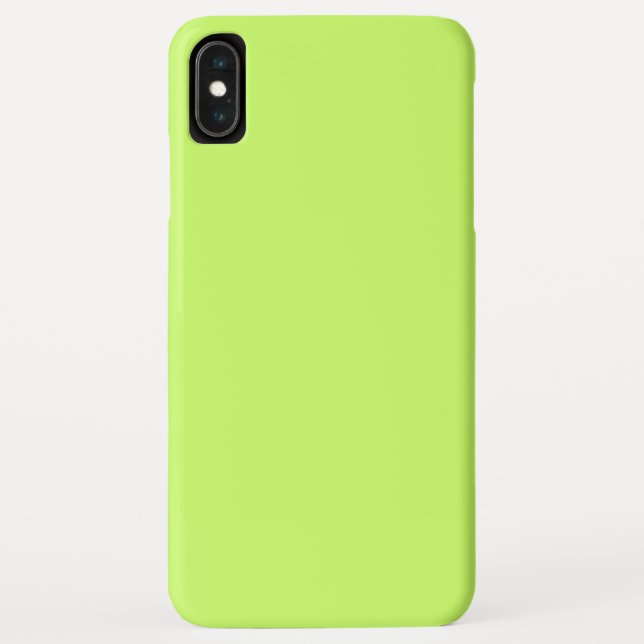 Solid colour light yellow green Case-Mate iPhone case (Back)