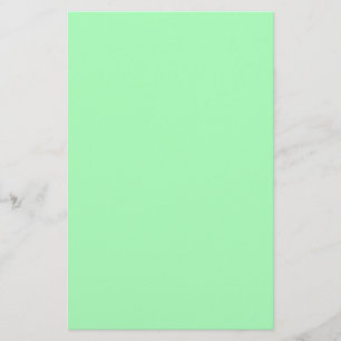 Solid Colour Mint Green Stationery