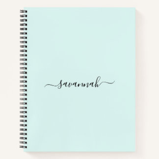 Solid Colour  Monogram Sketchbook  Notebook